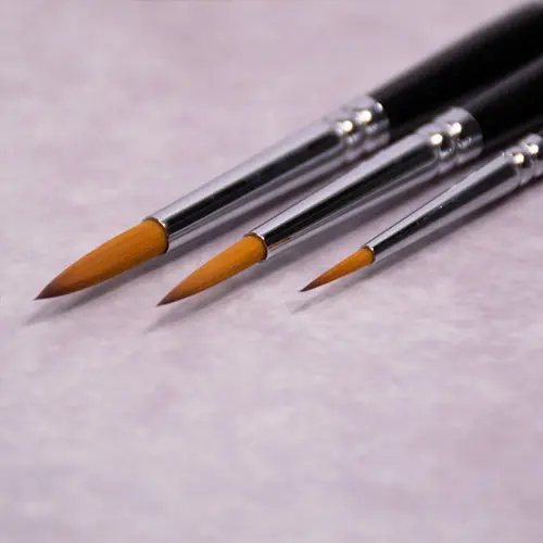 Face Paint Brush Set Round 2/4/6 - Image 3