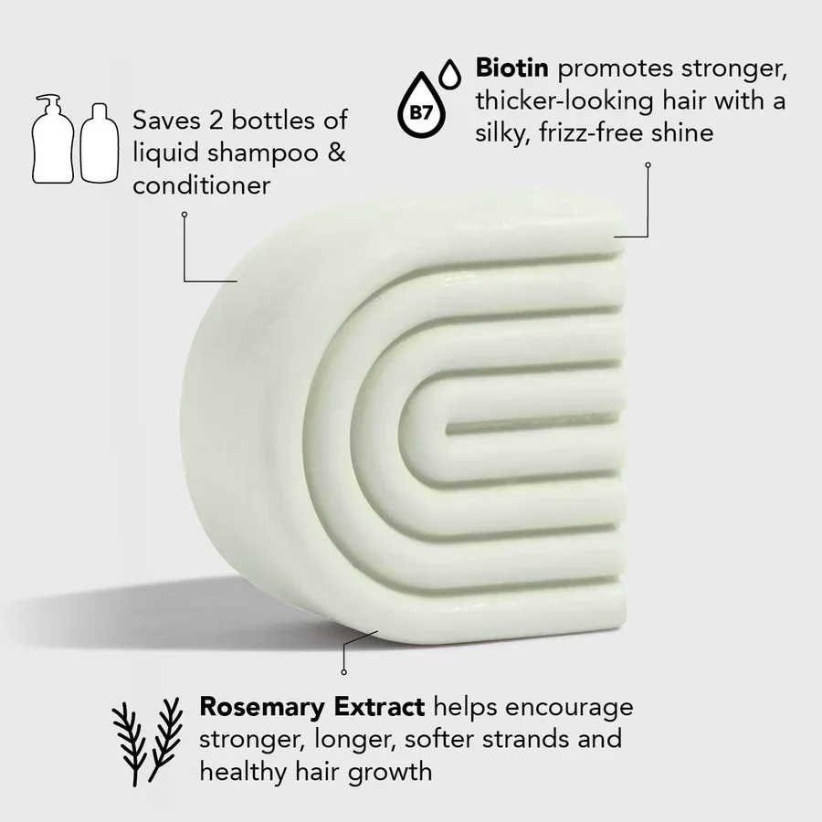 Rosemary & Biotin Volumizing Solid Conditioner Bar - Image 3