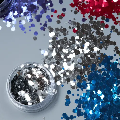 Moon Glitter Chunky Glitter Silver - Image 3